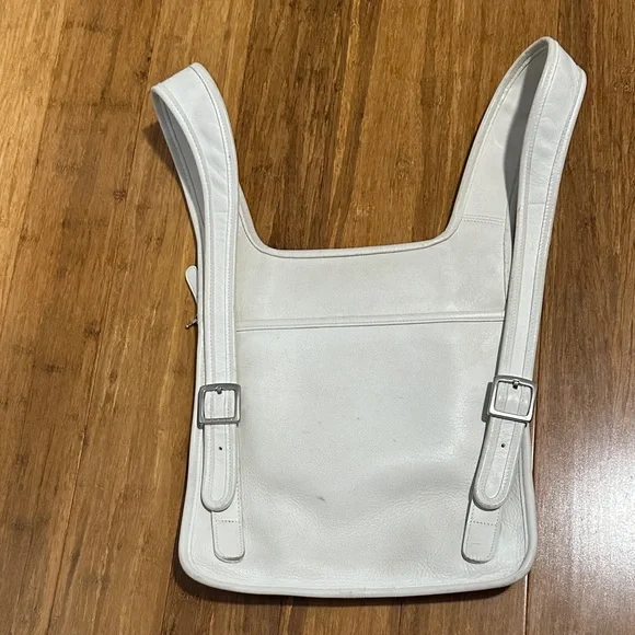 Coach Off-White Leather Backpack - Picture 2 of 5